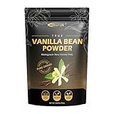 ORGFUN Vanilla Bean Powder 3.53 Oz, Native Ground Madagascar Vanilla Powder Pure Natural No Fillers or Additives Great for Baking, Desserts, Coffee Vegan Gluten Free 100G