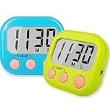 Classroom Timers for Teachers Kids Large Magnetic Digital Timer Teacher Supplies 2 Pack-Blue Green