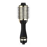 HOT TOOLS 24K Gold Blow Dryer Brush - Hot Air Brush for Salon-Worthy Volume in One Step - Volumizer with 24K Gold Technology for Fast Styling & Long-Lasting Results