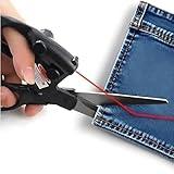 YOUNEEDFUL Professional Laser Guided Sewing Scissors Cuts Straight Fast for Fabric Paper Crafts Upgraded Ergonomic Handle