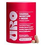 O Positiv URO Vaginal Moisture & Mood – Formulated to Support Vaginal Moisture, Mood & Relaxation – with KSM-66® Ashwagandha, Ginkgo Biloba, Mucuna pruriens, and GABA – 30 Servings