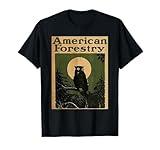 American Forestry Forest Great Owl America Parks T-Shirt