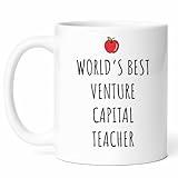 Best Venture Capital Teacher Mug - Investment Guide Coffee Cup - Entrepreneurial Funny Gift From Startups - Funding Strategy Tea Mugs - Business Growth Cups - 11 Oz Ceramic Gifts For Investors