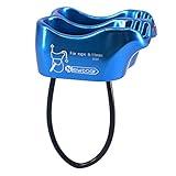 NewDoar Climbing Abseiling Belay Device Professional ATC Rappelling Descender 25KN V-grooved Safety Equipment(Blue)