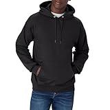 Hanes mens Ultimate Cotton Heavyweight Pullover Hoodie sports fan sweatshirts, Black, X-Large US