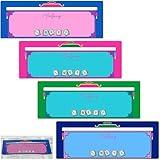 Chakight Mahjong Line Finder, 4Pcs Mahjong Rules Helper Reader, Mah Jong Card Guide, Mahjong Beginner-Friendly Travel, Parties, Competitions, Game Nights Mahjong Accessories and Gifts for Players