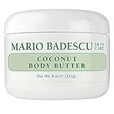 Mario Badescu Coconut Body Butter for All Skin Types | Body Moisturizer for Smooth and Radiant Skin |Formulated with Shea Butter| 8 OZ