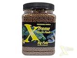 Xtreme Big Fella 3.0mm Pellets: Professional Nutrition for Medium to Large Cichlid/Community Fish - Boost Immune & Digestive Health, Color & Energy, Max Protein Fish Food – USA Farm Grown (64oz)