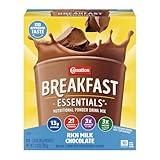 Carnation Breakfast Essentials Powder Drink Mix, Rich Milk Chocolate, 10 Count Box of Packets