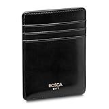 Bosca Old Leather RFID Blocking Front Pocket Wallet with Magnetic Money Clip - Leather Wallet for Men