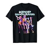 Kpop Demon Hunters Halloween Huntrix Heroic Poses Group Shot T-Shirt