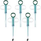 Naturahand 5PCS Pet Pill Shooter Plunger Popper for Small Cats Dogs Soft Tip Tablet Pusher Animal Medicine Medical Feeding Tool Accessories for Animals