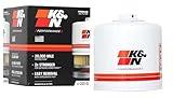 K&N Premium Oil Filter: 20,000 Mile Engine Protection with Wrench Off Nut: Compatible with Select 1991-2023 CHEVROLET/DODGE/FORD/LINCOLN (See Product Description for Select Models), HP-2010