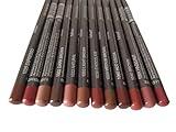 12pc Ultra Fine Lip &Eye Liner Brown Set