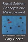 Social Science Concepts and Measurement: New and Completely Revised Edition