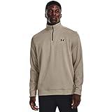 Under Armour Mens Storm SweaterFleece Quarter Zip, (200) Highland Buff / / Black, X-Large