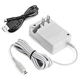 LBSC 3DS Charger - Compatible with Nintendo 3DS, 3DS/DSi/2DS XL, 2DS, DSi, New 3DS and 2DS XL - Replacement Power Cord for Nintendo Handheld Console, Universal 100V-240V AC Wall Adapter(Gray)