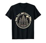 Occult Stone Spire And Spectral Allure Mystic Gothic Art T-Shirt
