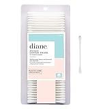 Diane Cotton Swabs, Soft and Gentle for Sensitive Skin, Ideal for Makeup, Nail Polish Touch-ups, Manicures, Pedicures, Beauty Applications, Personal Care, and Craft Projects (375 Count)