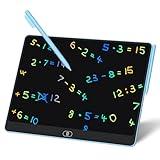 LCD Writing Tablet for Kids - 16 inch Colorful Doodle Board Drawing Pad Christmas Birthday Gifts School Supplies Educational Learning Toys for Boys Girls Age 3-8 (Blue)