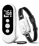 Dog Shock Collar, 3300ft Dog Training Collar with Remote, IPX7 Waterproof Rechargeable Sleek Modern Shock Collar for Small, Medium, Large Dogs with Beep, Vibration, Safety Shock, Light Mode, 8-120 lbs