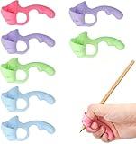 Grips for Pencil for Kids Handwriting, 8 Pcs Pen Grips, Ergonomic Pencil Grippers Holder for Kids, Writing Posture Correction with Cushion for Toddlers, Adults, Preschooler, Special Education Supplies