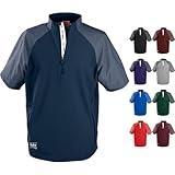 Rawlings | Men's COLORSYNC Short Sleeve Cage Jacket | Navy | Large