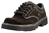 Skechers womens Parties - Mate Shoes Oxford, Chocolate Scuff Resistant Leather, 9.5 US