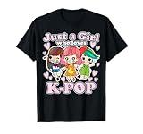 K-Pop Korean Popular Music Saranghae Merchandise Unisex-Adults Black Cotton Blend K-Pop themed T-Shirt