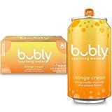 bubly Sparkling Water, Zero Sugar & Zero Calories, Seltzer Water, Orange Creamsicle, 12 Fl Oz Cans (Pack of 8)