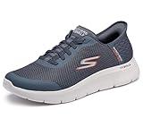 Skechers Men's Go Walk Flex Hands Up Hands Free Slip-Ins Sneaker, Gray 12