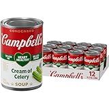 Campbell's Condensed Heart Healthy Cream of Celery Soup, 10.5 oz Can (12 Pack)