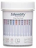 Identify Diagnostics Drug Test Cups | 5 Pack | 12 Panel CLIA Waived Instant Urine Marijuana Drug Test Kit for AMP,BAR,BUP,BZO,COC,MDMA,MET,MOP|OPI,MTD,OXY,PCP,THC