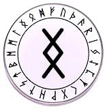 Inguz Ingwaz True Love Seed Growth Potential Ing Development Success Bind Norse Viking Rune Celtic Runic Symbol Thor Odin Nordic Animism 1.2" Enamel Pin Badge