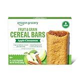Amazon Grocery, Apple Cinnamon Fruit & Grain Cereal Bars, 1.3 Oz, 8 Ct (Previously Happy Belly, Packaging May Vary)