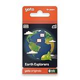 YOTO Earth Explorers – 8 Kids Audio Cards for Use with Player & Mini All-in-1 Audio Device, Educational Screen-Free Listening with Fun Stories for Learning & Interactive Quizzes, Ages 6+