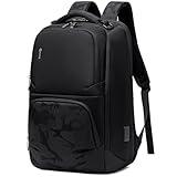 BJIAX Camouflage Business Backpack for Men, Tech-Savvy Laptop Backpack with USB Charging Port and Ergonomic Design, 40L Water Resistant Anti Theft Travel Work College Backpack Fits 17.3 Inch Notebook