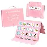 BOHEMIABY PECS Communication Book for Autism & Nonverbal Kids - Visual Behavior Aid with 217 Picture Cards, Speech Therapy Toys for Toddlers, Special Education Learning Materials for Home & School