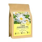 FullChea - Chamomile Tea bags, 50 Teabags, 1.5g/bag - Pure & Natural Chamomile Flower Herbal Tea for Relaxation - Non-GMO - Caffeine-free - Support Digestion & Boost Immune System