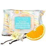 Pacifica Makeup Remover Face Wipes - Daily Facial Cleansing & Exfoliating Towelettes - Biodegradable - Organic - w/ Gycolic Acid - Clean Beauty Vegan & Cruelty-Free Dermatologist Tested 30 Count