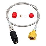 Co2 Tank for Soda Machine Adapter, CGA320 Co2 Tank Cylinder Adapter for TR21-4 G1/2 Soda Water Machine with 36 inch Stainless Steel Hose, Soda Maker Parts & Accessories