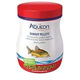 Aqueon Shrimp Pellets Sinking Food for Tropical Fish, Goldfish, Loaches, Catfish and Other Bottom Feeding Fish, 6.5 Ounces