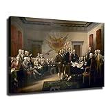 1000 Piece Jigsaw Puzzle for Adults Retro The Declaration of Independence July 4 1776 American Revolution Puzzles for Kids Teens Fun Families Indoor Activity Large Landscape