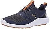 Puma Golf Men's Ignite Nxt Lace Golf Shoe, Peacoat-Puma Team Gold-Puma White, 10 M US