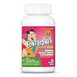 Flintstones Vitamins Chewable Kids Multivitamin with + Extra Iron for Toddler & Kid with Vitamin C, D, Vitamin B12, 160 Count (Packaging Will Vary)