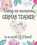 German Teacher Gifts: Work of Heart Sentimental Thank You Appreciation Present for Women Friends, Family or Coworkers
