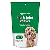 Amazon Basics Dog Hip & Joint Daily Supplement Chews with Glucosamine, MSM, and Vitamin C, Duck Flavored, 60 Count (Previously Solimo)