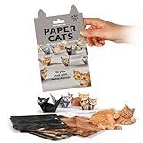 DIY Paper Cats - 50 Sheets DIY Origami, Fun 3D Paper Dog & Cat Models, Cute CatOrigami Set, Fun Craft Activity for Adults & Kids, Desk Decoration & Gift for Cat Lovers