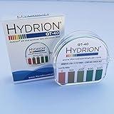 Hydrion QT-40 Quaternary SANITIZER Solution Test Tape for Testing 0-500 ppm Ranges - QUAT Tape & Color Chart - Tests Quaternary Ammonium Sanitizer Solutions in Restaurants, Bars, Daycare - 15 Ft Roll