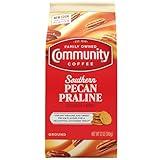 Community Coffee Pecan Praline Flavored 12 Ounce, Medium Roast Ground, 12 Ounce (Pack of 1)